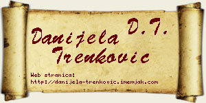 Danijela Trenković vizit kartica